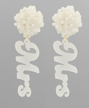 Pompom MRS Earring