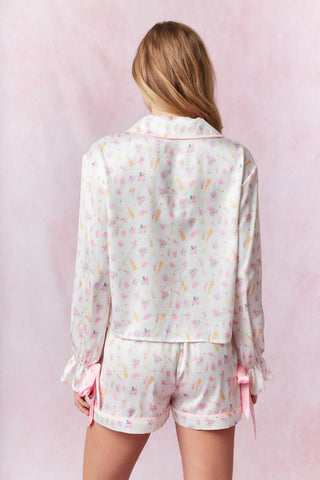 Pop The Champagne Bridal PJ Top