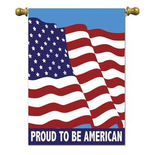 Proud American Garden Flag