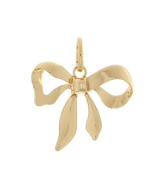Bow Outline Pendant Charm
