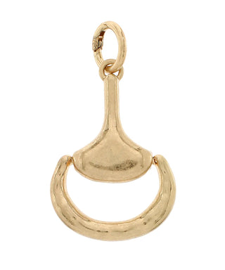 Horsebit Metal Pendant Charm