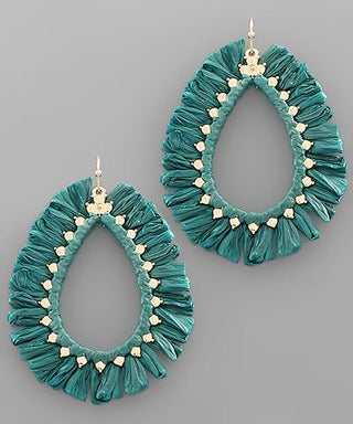 Teal Raylen Earrings