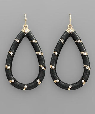 Black Reba Earrings