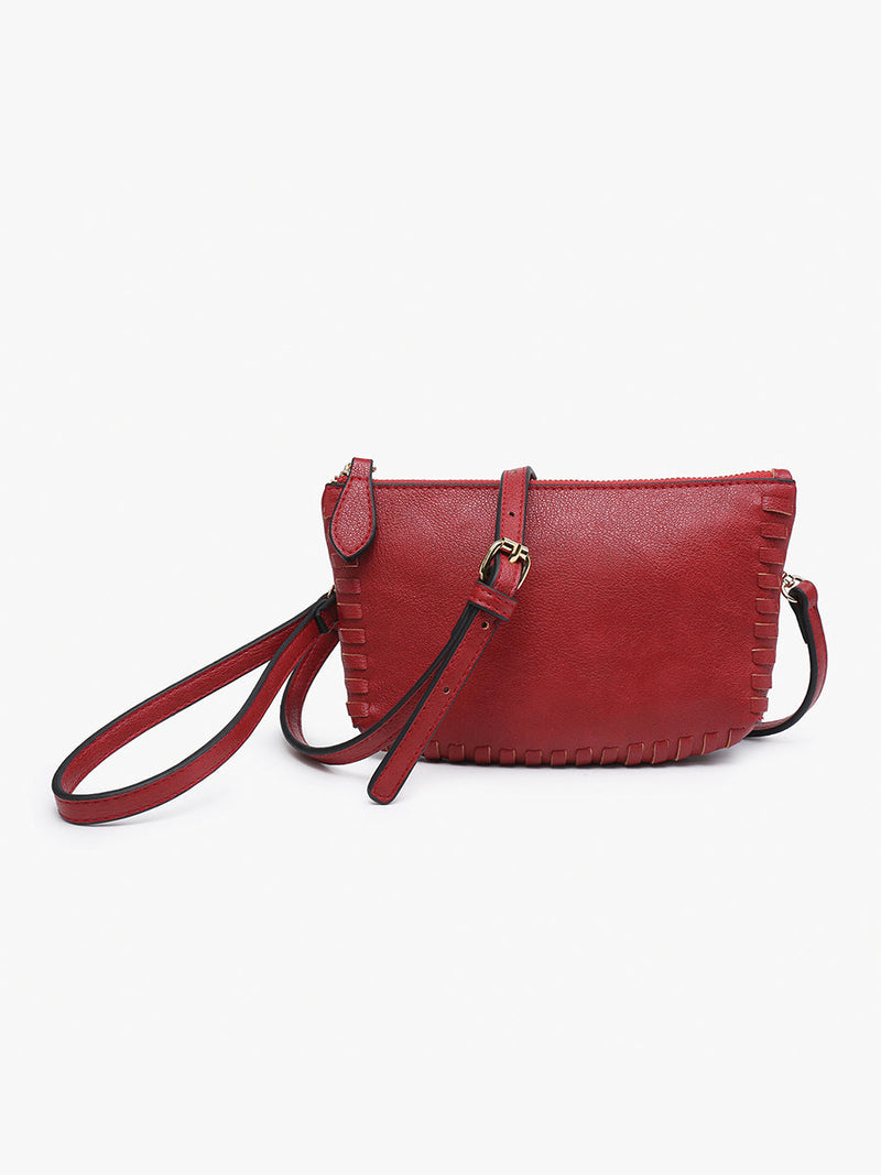 Red Bonnie Whipstitch Crossbody