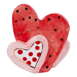 Red/White Heart Charcuterie Topper