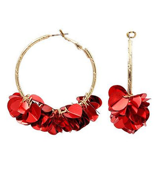 Red Maya Earrings