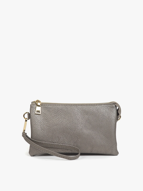 Riley Wristlet Crossbody Pewte