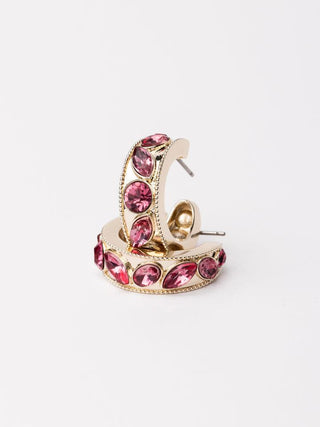 Rose Camryn Huggie Hoop