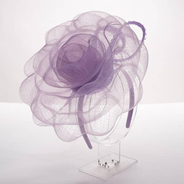 Rose With Beads Fascinator Lil