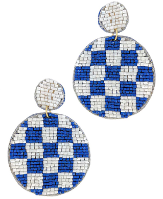 Royal Checker Earring