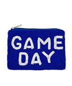 Royal Gameday Beaded Coin Pouch