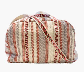 Rust Woven Duffle Bag