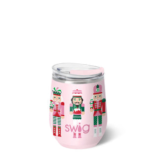 Sugar Plum Soldiers Swig Wine Cup 12oz