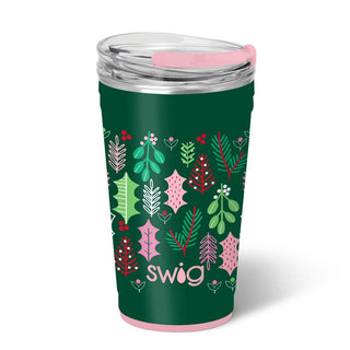 Merry Mistletoe 24oz Party Cup Swig