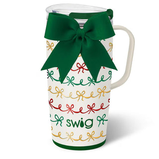 Christmas Bows Travel Mug 22oz Swig
