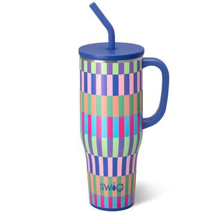 Brite Stripe Swig  Mega Mug 40oz