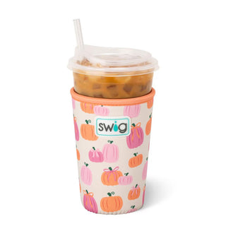 Pumpkin and Bows Swig Iced Cup Coolie (Medium)