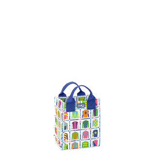 Colorful bag with a pattern on a white background