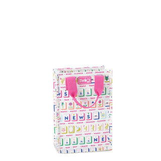 Tall Mahjong Reusable Swig Bag