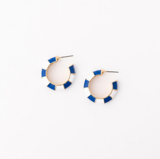 SM Blue&White Ashlynn Earring