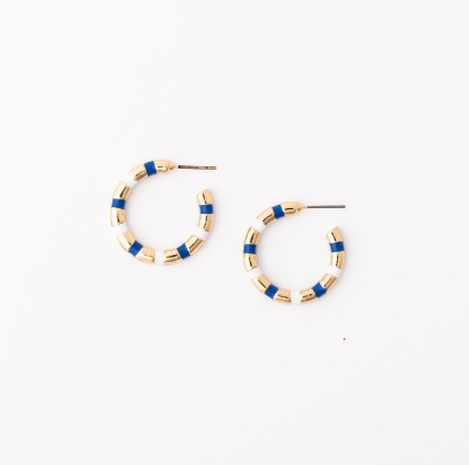 SM Blue&White Nellie Earring