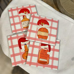 Santa's Bourbon Coaster Set