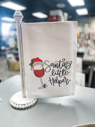Santa's Little Helper Towel