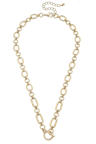 Sasha Toggle Charm Necklace