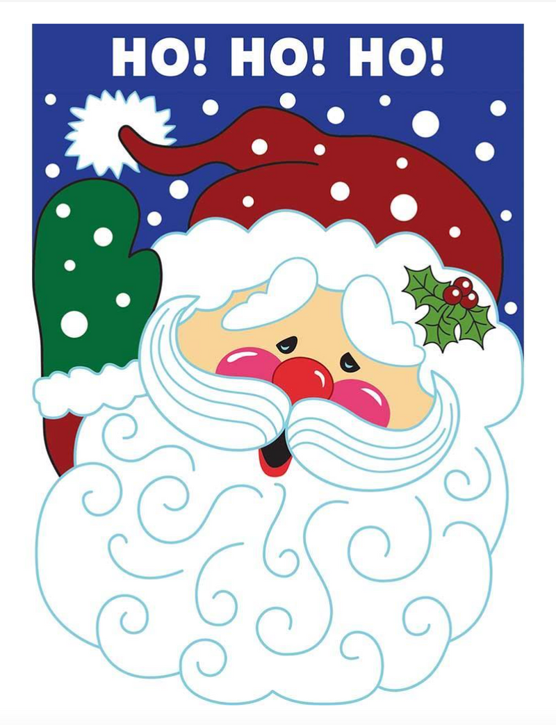 Santa Garden Flag