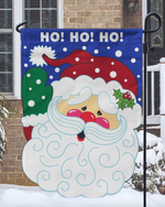 Santa Garden Flag