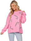 Candy Cane Sparkle Sweatshirt