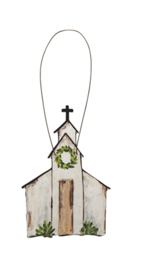 Church Wreath Ornament