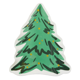Holiday Trees Melamine Platter