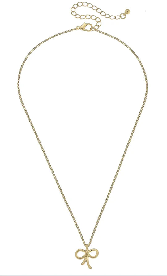 McKenna Delicate Bow Necklace