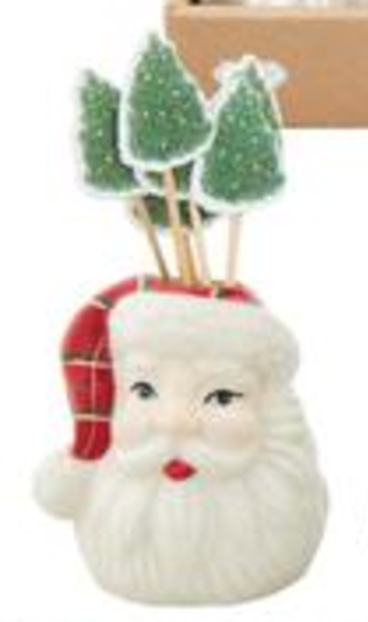 Santa Toothpick Holder