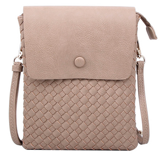 Taupe Modern Crossbody
