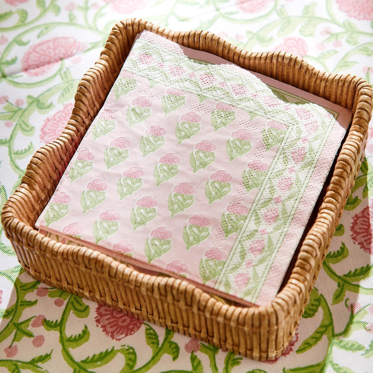 Pink Floral Napkins