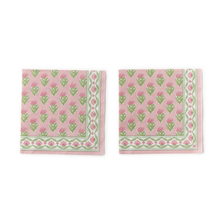 Pink Floral Napkins