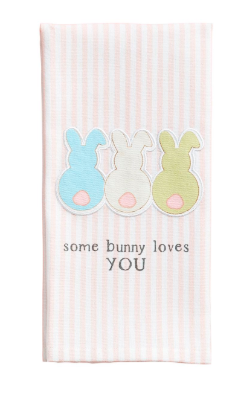 Three Bunnies Patch Towel