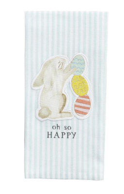 Bunny With Egg Patch Towel