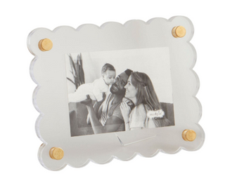 Rectangle Scallop Acrylic Frame