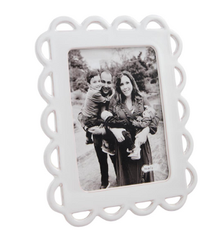 Large Ceramic Scallop Frame