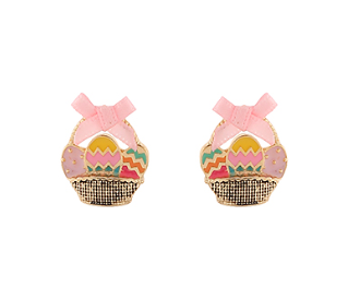 PinkEaster Basket Stud