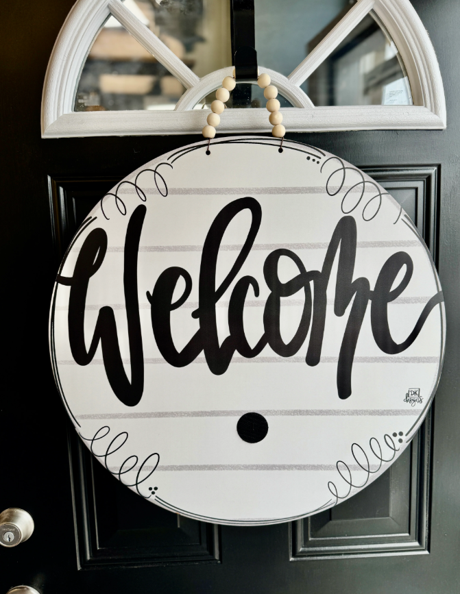 Shiplap Welcome Door Hanger