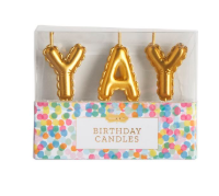 YAY Cake Candle