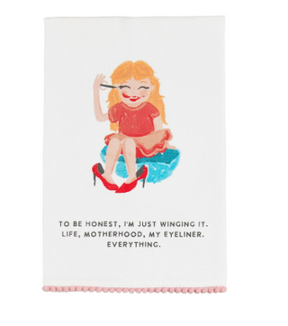 To Be Honest Funny Mom Towel