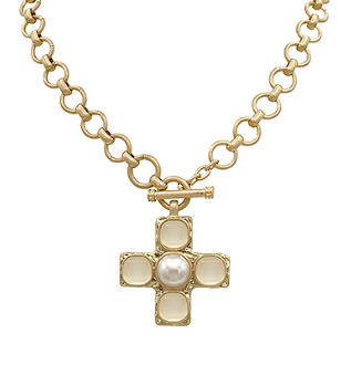Statement Cross Chain Necklace