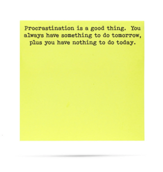 Procrastination Little Notes