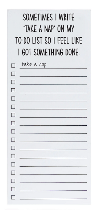Take A Nap List Pad