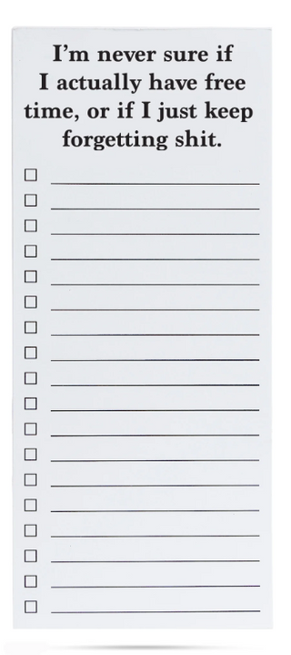 Free Time List Pad